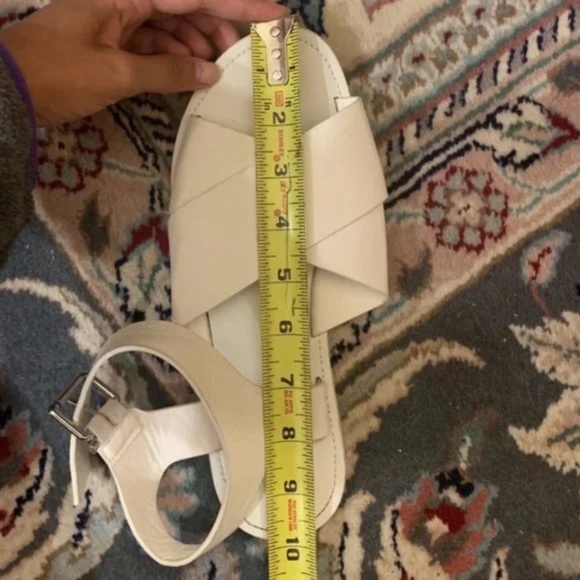 White Forever 21 Ankle Strap Sandals - Picture 2 of 3
